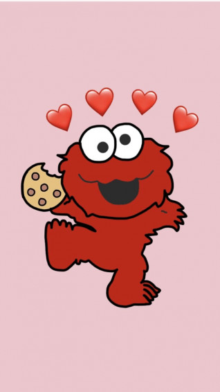 Elmo Wallpaper Cookie Monster iPhone
