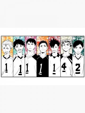 Haikyuu Captain Squad Art Board Print By Kanh77
