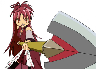 Puella Madoka Magica Kyoko Sakura By 1984neptune