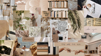 Aesthetic Beige Wallpaper