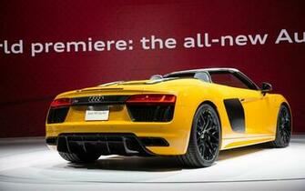 Audi R8 Spyder V10 New York Debut