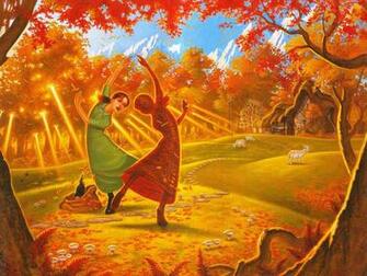 Discworld Paul Kidby Tiffany Aching Art HD Wallpaper