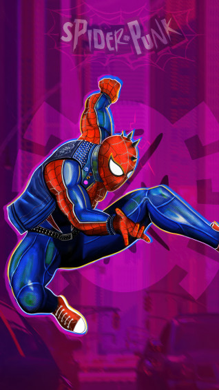 Spider Man Across The Verse Punk 4k Wallpaper