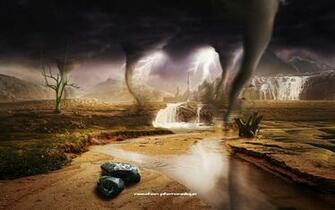Storm Computer Background Bad Twister Desktop Wallpaper