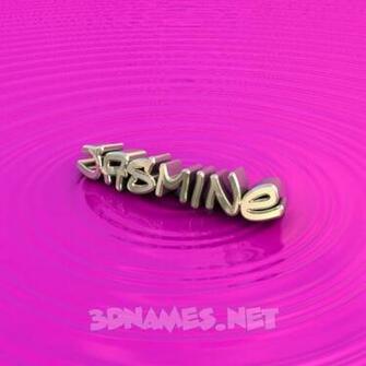 Jasmine Name Graffiti Pre Of Pink