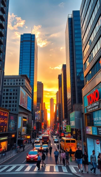 City Scene Wallpaper