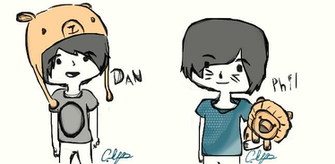 Danisnotonfire And Amazingphil By Cutelupe