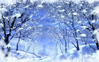Snowy Forest Wallpaper