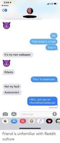 344t Notes Lte No That Emoji Is Cringe Stop It S My New