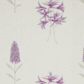 Coral Foxglove Wallpaper Cream Taupe Brown By Grandeco Galerie