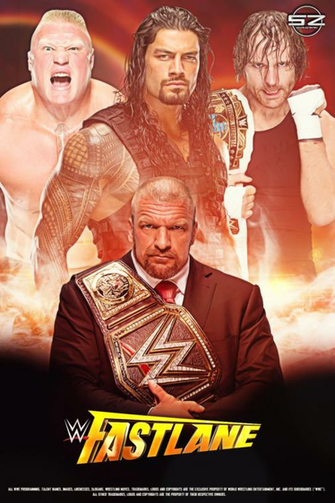Wwe Fastlane Poster By Shahzamanabbasi