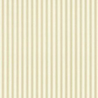 Ticking Stripe Wallpaper Cream Ian Mankin