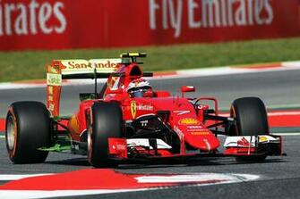 F1 Formula Ferrari Sf15t Kimi Raikkonen Spain Wallpaper