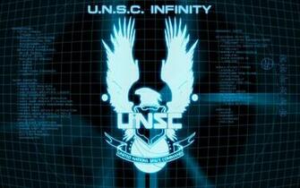Unsc Logo Bluedropshock Brigade Briefing Room Halo Wallpaper