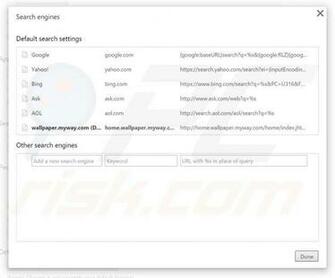 Wallpaper Home Redirect Removal Instructions