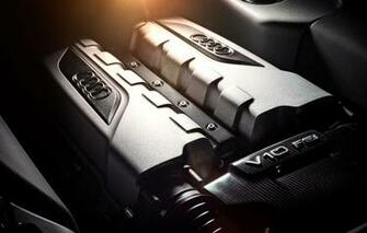 Wallpaper Audi Engine Fsi Silvery V10 Image For Desktop