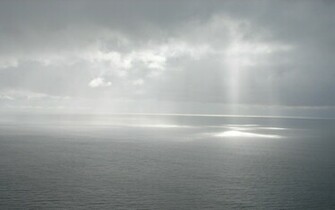 Cloudy Ocean Wallpaper Myspace Background