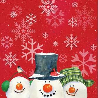 iPad Wallpaper Christmas Snowman Mini