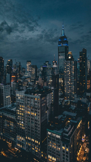 Night City Aesthetic Wallpaper