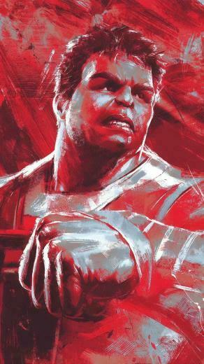 Hulk Avengers Endgame Wallpaper For iPhone 3d