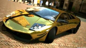 Gold Lamborghini Wallpaper Top