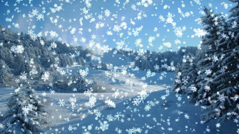 Falling Snow Animated Wallpaper