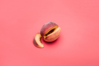 Peach Color Aesthetic Wallpaper