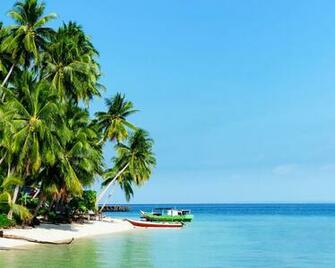 White Sandy Beach Of The Derawan Islands Wallpaper