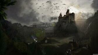 Bran Castle Post By Blackiceart