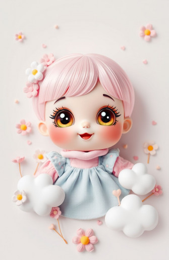 Cute Doll Wallpaper