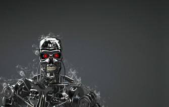 Wallpaper Robot Red Eyes Terminator T Technology Image