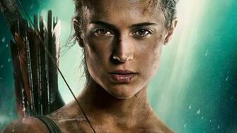 Alicia Vikander New Tomb Raider Poster Full HD Wallpaper