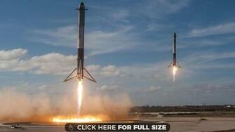 Falcon Heavy Booster Landing HD Wallpaper