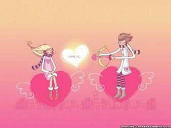 Damien Wallpaper Love Pink