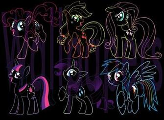 Mlp Neon Wallpaper By Glancojusticar Fan Art Movies Tv
