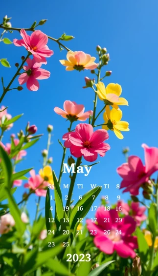 May Calendar Wallpaper