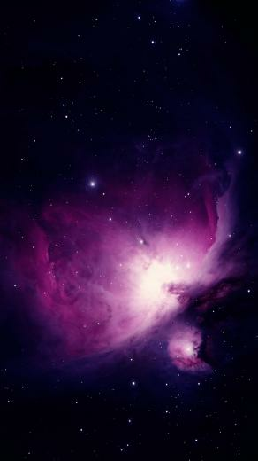 Purple Space Wallpaper