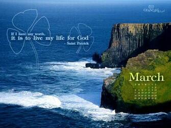 St Patrick Wallpaper Christian March