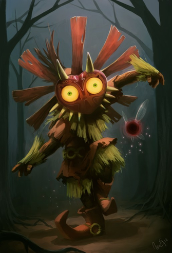 Skull Kid By Golden Whale
