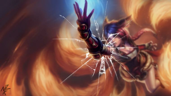 Broken Screen League Of Legends Wallpaper Full HD Legend