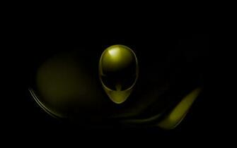 Yellow Alienware Background