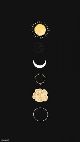 Floral Galaxy Design Mobile Phone Wallpaper Vector Premium Image