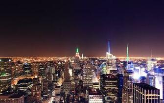 Manhattan At Night New York Wallpaper And Image