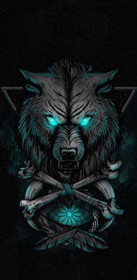 Blue Wolf Wallpaper