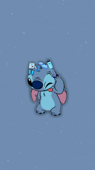 Stitch Aesthetic Background Wallpaper