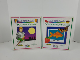 Didax Basic Skills Puzzle Lot Of Compound Words And Sound Alike