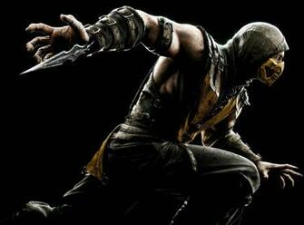 Mortal Kombat X Scorpio Fighter Ninja Black