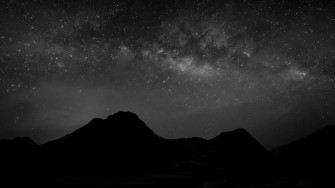 Night Scenery Monochrome Wallpaper iPhone Phone 4k 1490e
