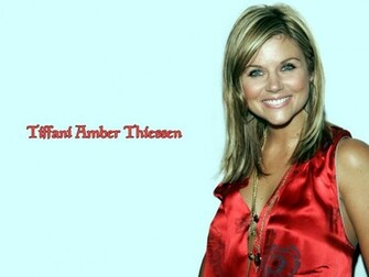 Wallpaper Background Actress Tiffani Amber Thiessen