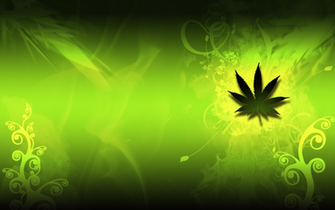 Cool Weed Leaf Wallpaper I15